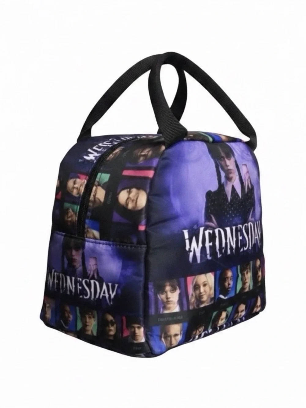 New Wednesday Addams & Friends Lunch Bag Tote Bag Insulated Lunch Box